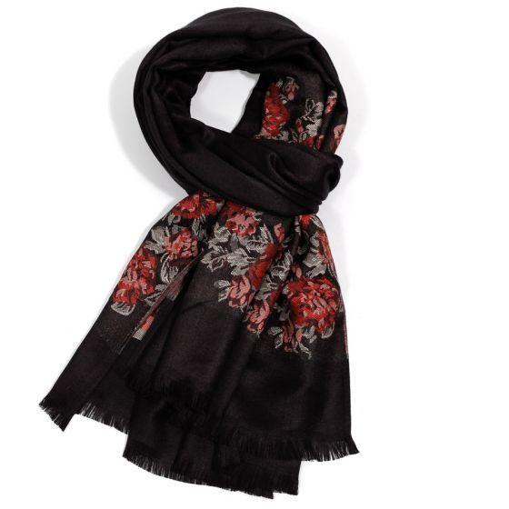Noir Rose Pashmina