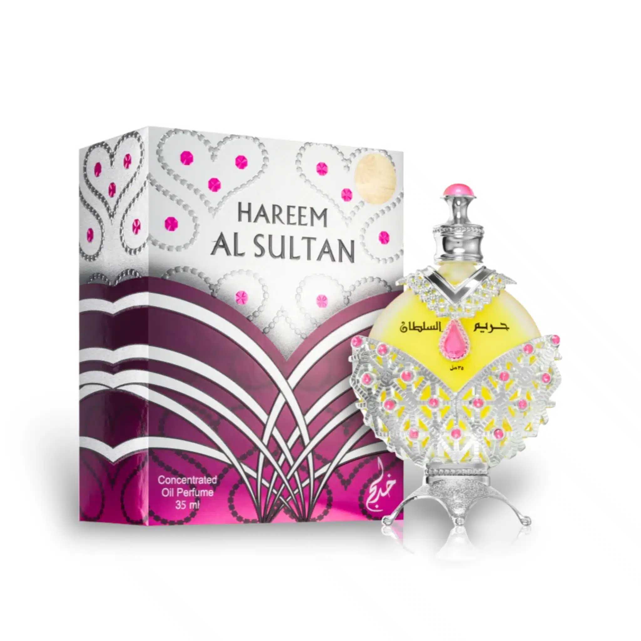 Hareem Al Sultan Silver Concentrated Perfume Oil Attar 35Ml By Khadlaj