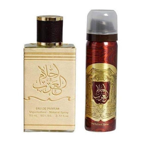 Ahlam Al Arab 80ml EDP With Free Deo By Ard Al Zaafaran Soghaat