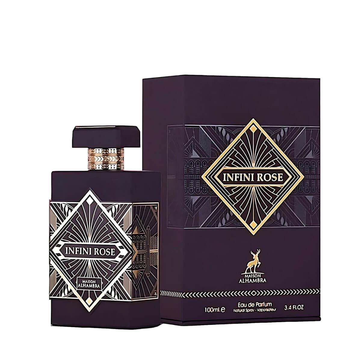 Infini Rose Perfume Eau De Parfum By Maison Alhambra Lattafa (Inspired By Initio Atomic Rose)