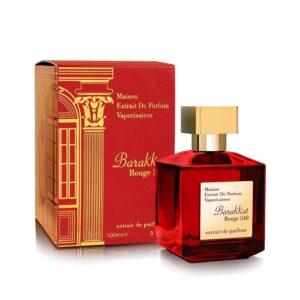 Barakkat Rouge 540 100Ml Extrait De Parfum By Fragrance World (Inspired By Baccarat Rouge 540 Extrait De Parfum)